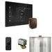 Mr Steam XButler Steam Shower Control Package with Black iSteamX Control and Oil Rubbed Bronze Aromasteam Steamhead