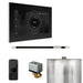 Mr Steam XButler Steam Shower Control Package with Black iSteamX Control and White Linear Steamhead