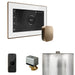 Mr Steam XButler Steam Shower Control Package with White iSteamX Control and Nouveau Bronze Aromasteam Steamhead