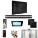 Mr Steam XDream Max Steam Shower Control Package with Black iSteamX Control and Matte Black Linear Steamhead