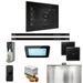 Mr Steam XDream Max Steam Shower Control Package with Black iSteamX Control and Oil Rubbed Bronze Linear Steamhead