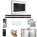 Mr Steam XDream Max Steam Shower Control Package with White iSteamX Control and Matte Black Linear Steamhead
