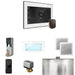 Mr Steam XDream Steam Shower Control Package with White iSteamX Control and Oil Rubbed Bronze Aromasteam Steamhead
