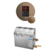 Mr Steam MS 5 kW (5000 W) Steam Shower Generator Package with iTempo Control - Round Control in Nouveau Bronze