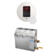 Mr Steam MS 5 kW (5000 W) Steam Shower Generator Package with iTempo Control - Round Control in White