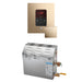 Mr Steam MS 5 kW (5000 W) Steam Shower Generator Package with iTempo Control - Square Control in Polished Gold