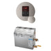 MS 10 kW (10000 W) Steam Shower Generator Package with Round Brushed Nickel iTempo Control
