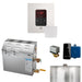 MS 6 Kw Steam Shower Generator Package With Square White Itempo Control and Accessories