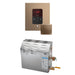 MS 7.5 kW (7500 W) Steam Shower Generator Package with Square Nouveau Bronze iTempo Control