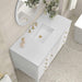 Myrrin 48 Inch Single Vanity Bright White White Zeus Silestone Top
