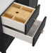 Myrrin 48 Single Vanity Carbon Oak Removable Bamboo Drawer Organizer