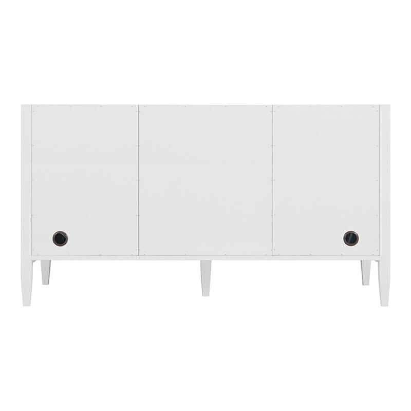 Myrrin 60 Double Vanity Bright White Back View