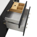 Myrrin 60" Double Vanity Carbon Oak Two Full Extension Drawers
