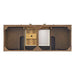 Myrrin 60 Double Vanity Century Walnut Top View
