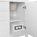 Myrrin 60 Inch Double Vanity Bright White Electric Outlets