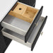 Myrrin 72 Double Vanity Carbon Oakd Rawer
