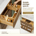 Navan 36 inch Single Bathroom Vanity with Top Weathered Brown Ample Storage Space