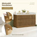 Navan 60 Double Bathroom Vanity with Top Weathered Brown Handless