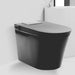 Nobelet STCM1.MB Elongated Matte Black Luxury Toilet Corner View Button