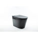 Nobelet STCM1.MB Elongated Matte Black Luxury Toilet with ToeTouch Corner View