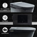 Nobelet STCM1.MB Elongated Matte Black Luxury Toilet with ToeTouch Features