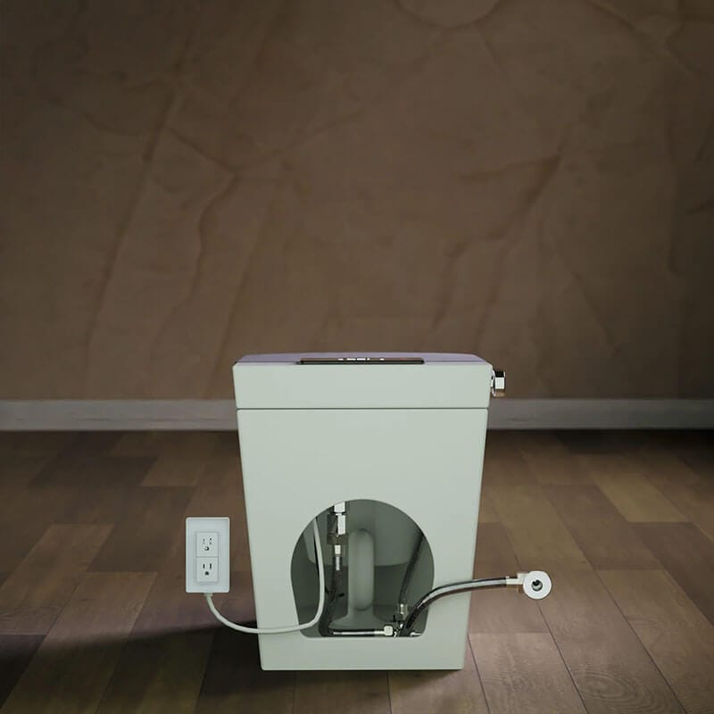 Nobelet STCM1 Smart Bidet Toilet with ToeTouch Back View