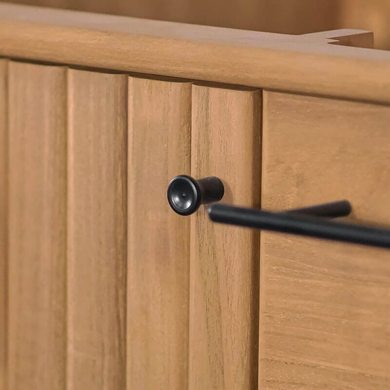 Parker 48 inch Single Sink Teak Bathroom Vanity Natural Teak Cabinet Only Hardware