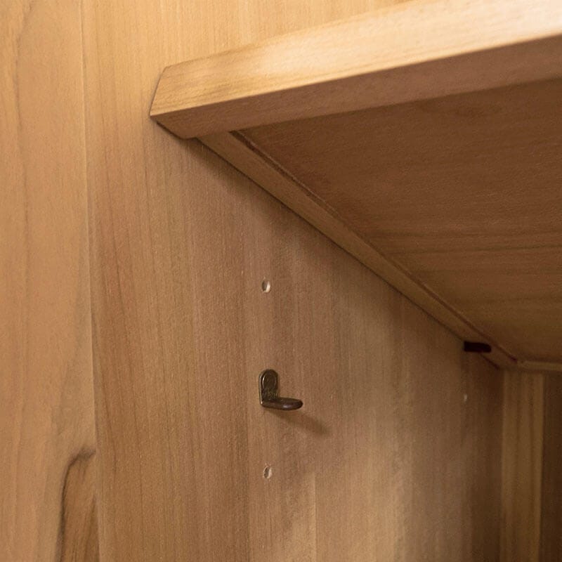 Parker 48 Single Sink Teak Bathroom Vanity Natural Teak Cabinet Only Adjustable Shelf