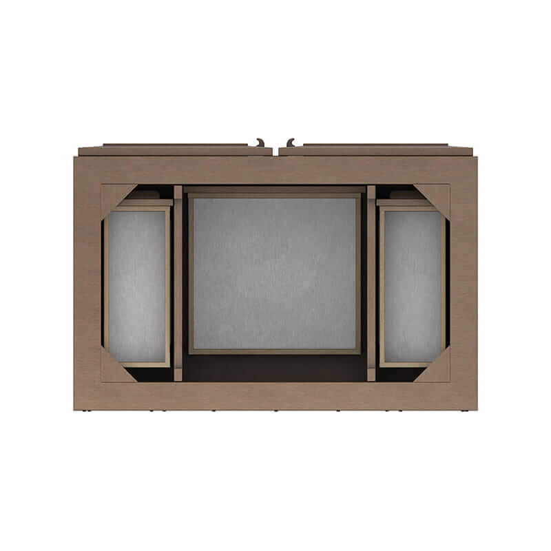 Portland 36 Inch Single Vanity in Whitewashed Walnut Top View
