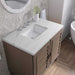 Portland 36 Inch Single Vanity in Whitewashed Walnut With Ethereal Noctis Silestone Top