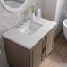 Portland 36" Single Vanity in Whitewashed Walnut With Eternal Jasmine Pearl Silestone Top