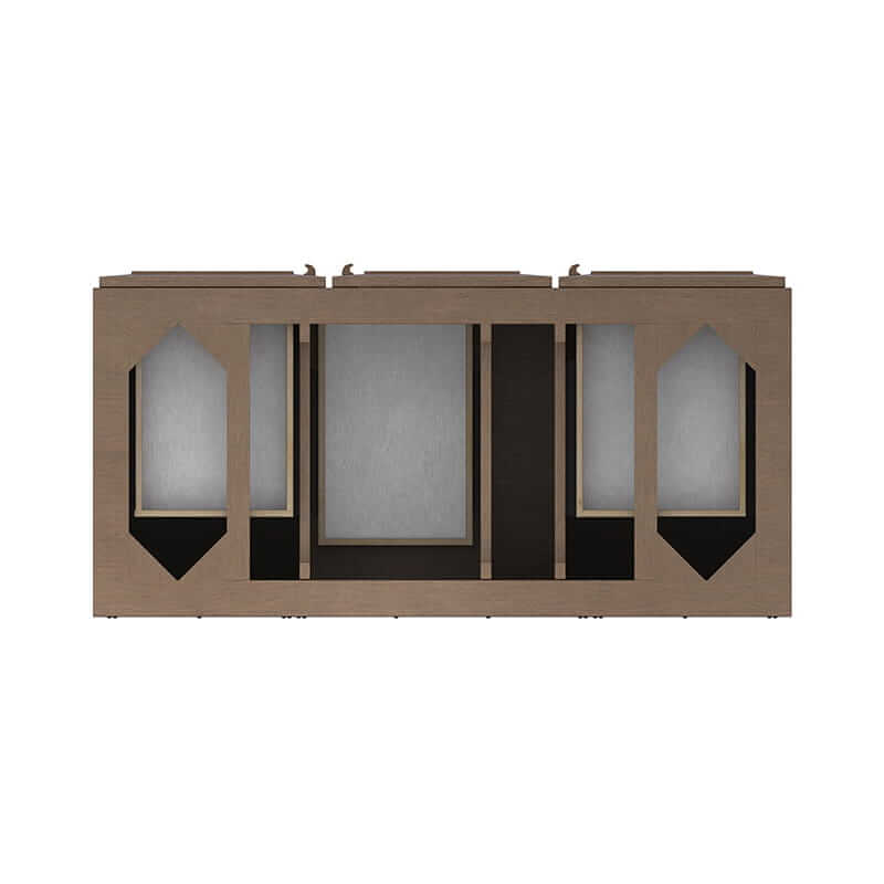 Portland 48 Inch Single Vanity in Whitewashed Walnut Top View