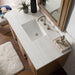 Portland 48 Inch Single Vanity Whitewashed Walnut Arctic Fall Solid Surface Top