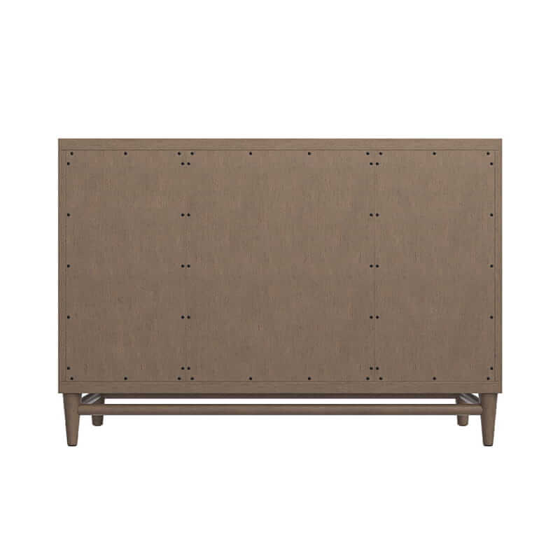 Portland 48" Single Vanity in Whitewashed Walnut Back View