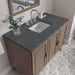 Portland 48" Single Vanity Whitewashed Walnut Parisien Bleu Silestone Top