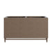 Portland 60" Double Vanity in Whitewashed Walnut Back View