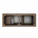 Portland 60 Inch Double Vanity in Whitewashed Walnut Top View