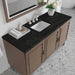 Portland 60" Single Vanity in Whitewashed Walnut With Phantome Eclos Top