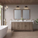 Portland 72 Inch Double Vanity Whitewashed Walnut Front View