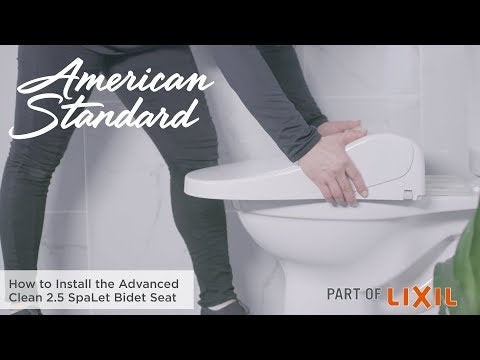 American Standard Advanced Clean® 2.5 Electric SpaLet® Bidet Seat Installation