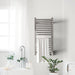 Quadro Q2142.2 16 Bar Towel Warmer in Polished Stainless With TDHC Front View