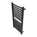 Quadro Q2142.2 Towel Warmer in Matte Black Corner View