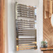 Quadro Q2154.2 20 Bar Towel Warmer in Polished Stainless With THDC Front View Lifestyle