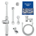 rinseworks aquaus 360 handheld brass bidet for toilet set