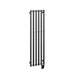 Rosendal 16.5 X 59 Towel Warmer Matte Black Corner View