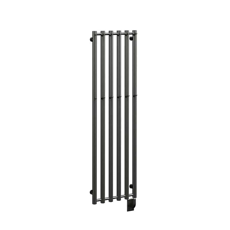 Rosendal 16.5 X 59 Towel Warmer Matte Black Corner View