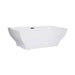 Roshelle R6632 66 x 32 Freestanding Acrylic Soaker Tub Curved Base