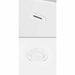 Sara 63" Freestanding Acrylic White Bathtub With Shiny White Trim and Matte Black Faucet Pop Up Drain and Overflow Plate