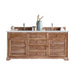 Savannah 72" Double Vanity Driftwood With Ethereal Noctis Silestone Top
