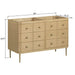 Serena 48 Single Vanity White Oak Freestanding Cabinet Only Dimension